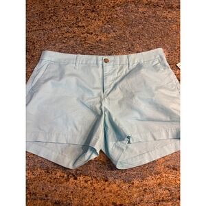 Old Navy Baby Blue Chino Shorts Womens Size‎ 10 Rolled Hem Casual Summer